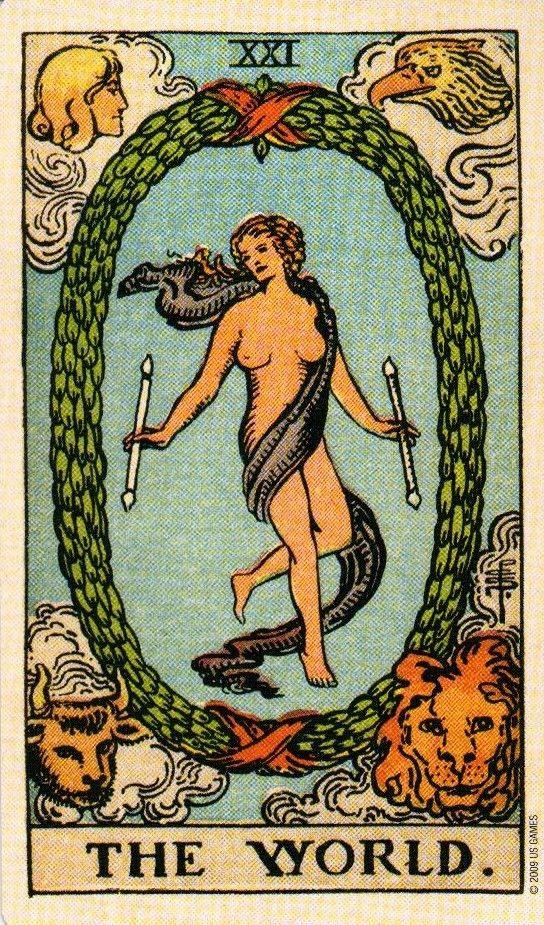 Dünya Tarot Kartının Derin Anlamı ve Bütünlüğün Sırrı